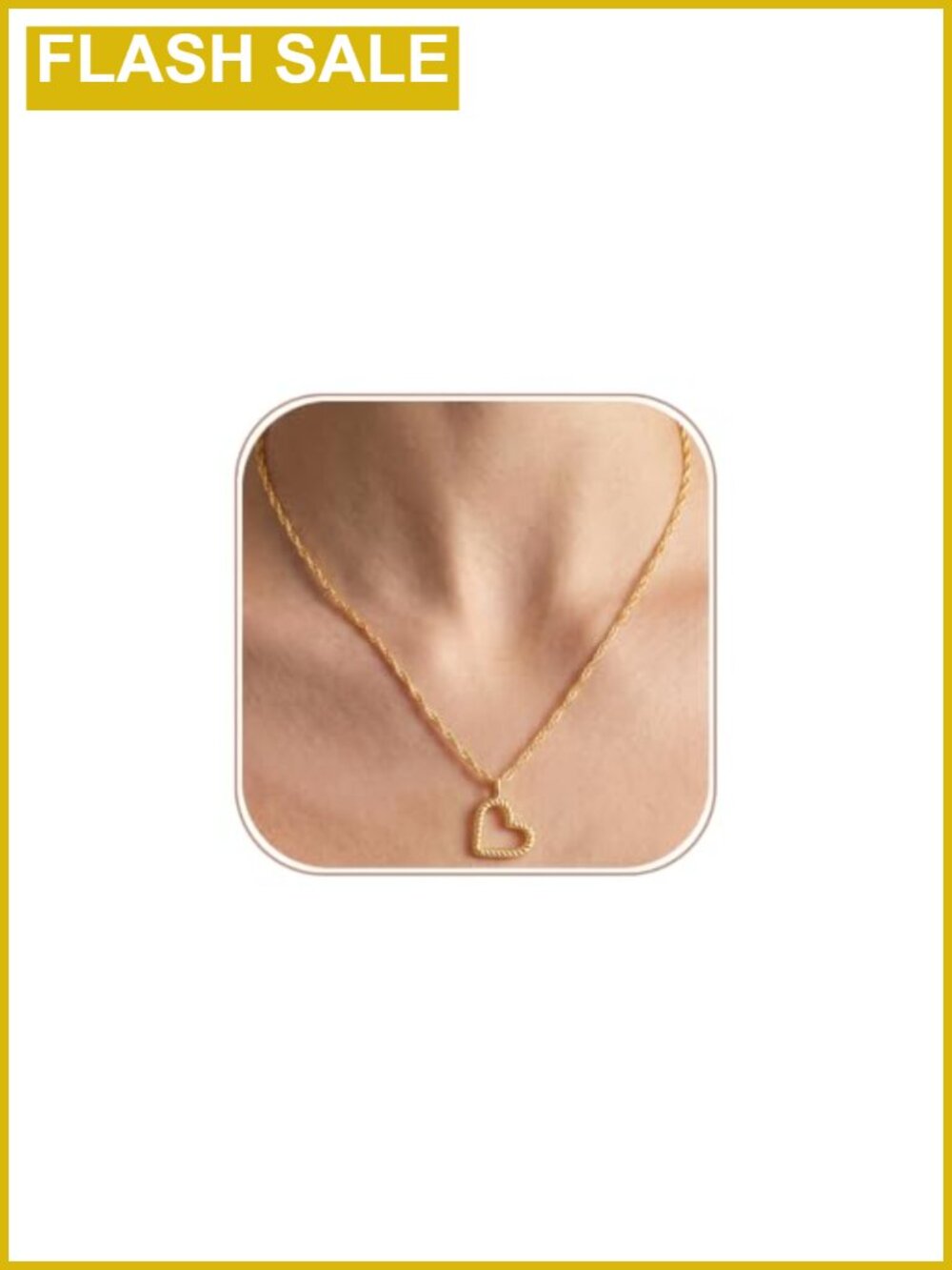 14k Gold Plated Brass Love Knot Pendant Necklace Waterproof